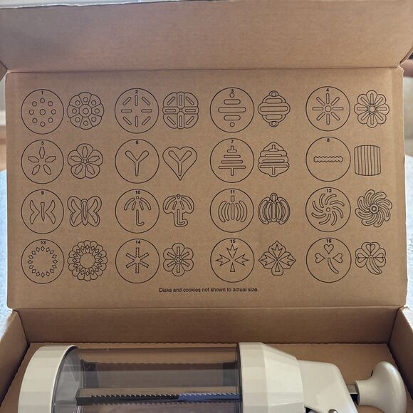 PAMPERED CHEF COOKIE PRESS #1525 Pre Owned Excellent Condition - Picture 2 of 2